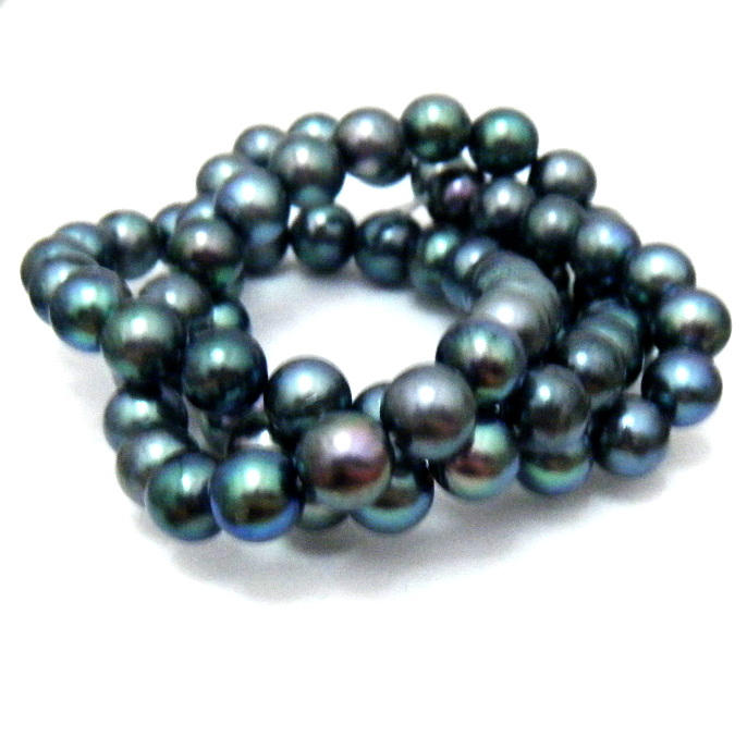 Black (green) Akoya Pearls